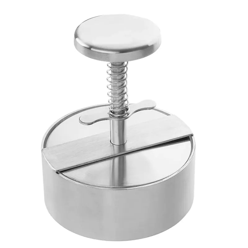 De burgerDrukker -Hamburger maker van staal